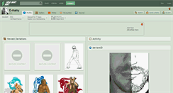 Desktop Screenshot of e-many.deviantart.com