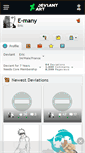 Mobile Screenshot of e-many.deviantart.com