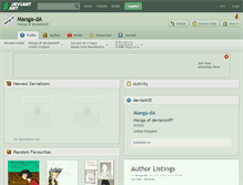 Tablet Screenshot of manga-da.deviantart.com