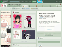 Tablet Screenshot of aishasmomfanclub.deviantart.com
