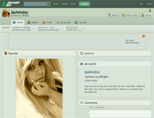 Tablet Screenshot of jaylenejoy.deviantart.com