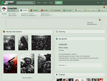 Tablet Screenshot of cmartek.deviantart.com