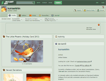 Tablet Screenshot of kuroseishin.deviantart.com