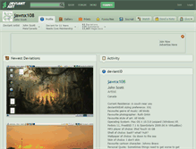 Tablet Screenshot of jawnx108.deviantart.com