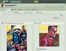 Tablet Screenshot of jeremiahfaustino.deviantart.com