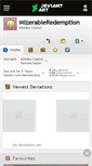 Mobile Screenshot of mizerableredemption.deviantart.com