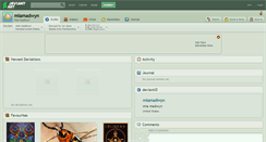 Desktop Screenshot of miamadwyn.deviantart.com