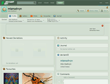 Tablet Screenshot of miamadwyn.deviantart.com