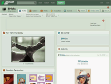 Tablet Screenshot of bhicks.deviantart.com