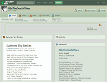 Tablet Screenshot of illbethedeathofmex.deviantart.com