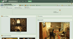 Desktop Screenshot of crypticduality.deviantart.com