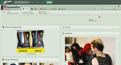 Desktop Screenshot of poisonandfire.deviantart.com