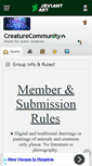 Mobile Screenshot of creaturecommunity.deviantart.com