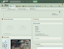 Tablet Screenshot of bikuu.deviantart.com