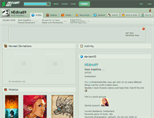 Tablet Screenshot of nedina89.deviantart.com