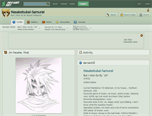 Tablet Screenshot of nasakebukai-samurai.deviantart.com