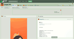 Desktop Screenshot of orange-wall.deviantart.com