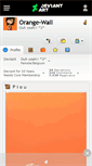 Mobile Screenshot of orange-wall.deviantart.com