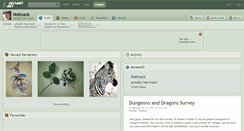 Desktop Screenshot of noknack.deviantart.com