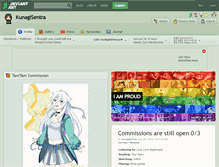 Tablet Screenshot of kunagisentra.deviantart.com