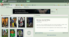 Desktop Screenshot of ladybard96.deviantart.com