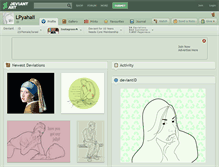 Tablet Screenshot of lpyahali.deviantart.com