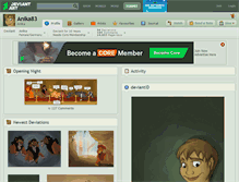 Tablet Screenshot of anika83.deviantart.com