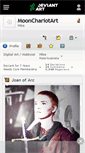 Mobile Screenshot of moonchariotart.deviantart.com