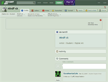 Tablet Screenshot of mindf-ck.deviantart.com