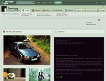 Tablet Screenshot of evannrpg.deviantart.com