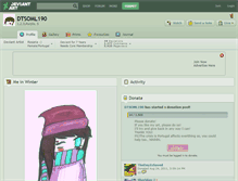 Tablet Screenshot of dtsoml190.deviantart.com