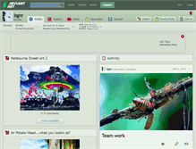 Tablet Screenshot of bgnr.deviantart.com