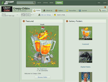 Tablet Screenshot of creepy-chibi.deviantart.com