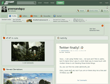 Tablet Screenshot of greensandsguy.deviantart.com