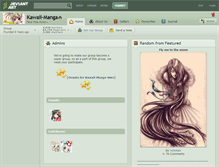 Tablet Screenshot of kawaii-manga.deviantart.com