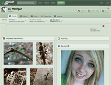 Tablet Screenshot of lg-morrigan.deviantart.com