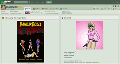 Desktop Screenshot of chickfighter.deviantart.com