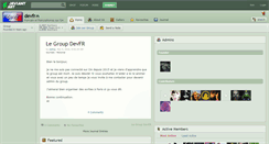 Desktop Screenshot of devfr.deviantart.com