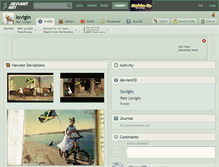 Tablet Screenshot of lovigin.deviantart.com