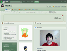 Tablet Screenshot of ita-chan12.deviantart.com