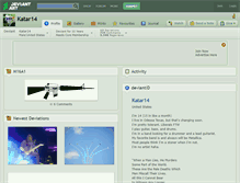 Tablet Screenshot of katar14.deviantart.com