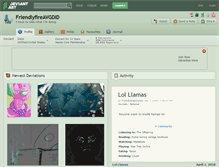 Tablet Screenshot of friendlyfireavgdid.deviantart.com