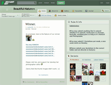 Tablet Screenshot of beautiful-nature.deviantart.com