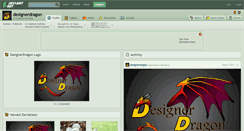 Desktop Screenshot of designerdragon.deviantart.com