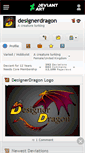 Mobile Screenshot of designerdragon.deviantart.com