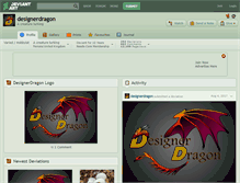 Tablet Screenshot of designerdragon.deviantart.com