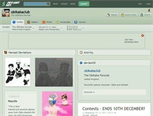 Tablet Screenshot of obikakaclub.deviantart.com