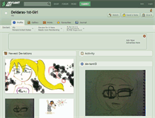 Tablet Screenshot of deidaras-1st-girl.deviantart.com