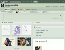 Tablet Screenshot of count-x-albert-club.deviantart.com