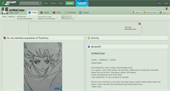 Desktop Screenshot of animacraze.deviantart.com